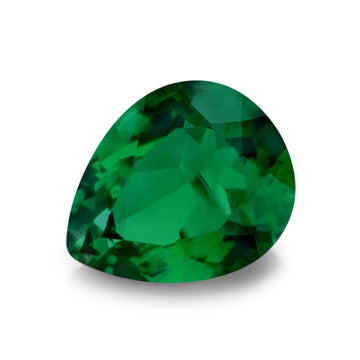Pear Green Emerald CZ Loose Gemstones (Pack of 5)